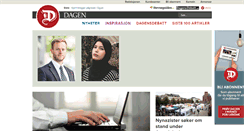 Desktop Screenshot of dagen.no