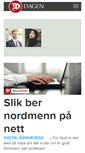 Mobile Screenshot of dagen.no